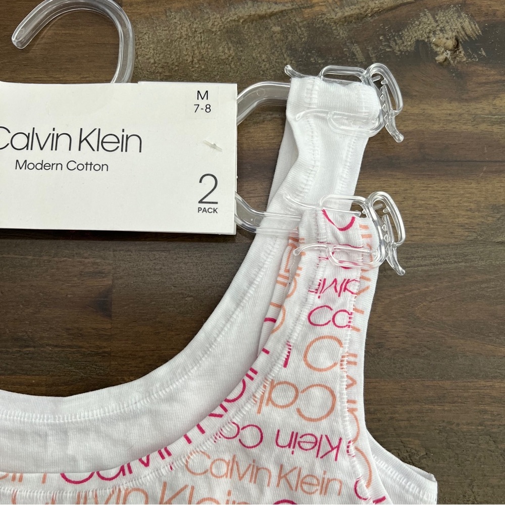 Calvin Klein 2 pack training bras bralettes NEW - Picture 4 of 10